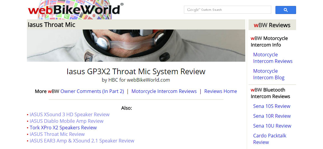 iasus concepts webbikeworld throat mic review