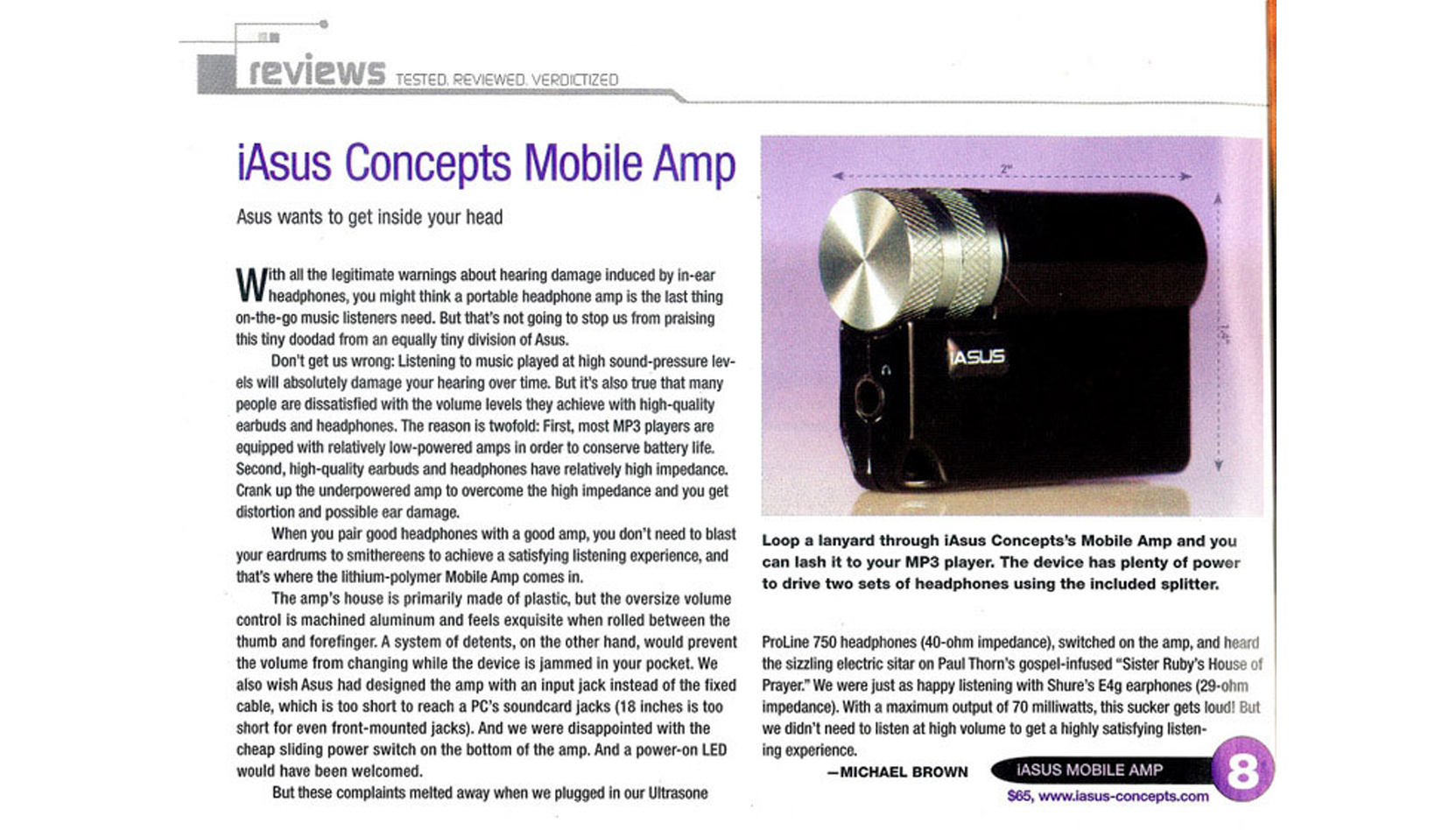 PRESS RELEASE: Mobile Amp on Maximum PC