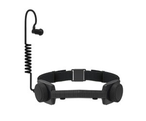 bluetooth wireless throat mic acoustic coil black