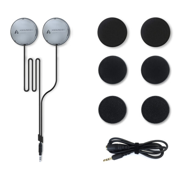 iasus concepts xsound 2.1r helmet speaker items included