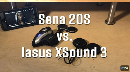 Helmet Speakers - Sena 20S vs. IASUS XSound 3