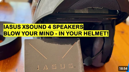 RIDE ON | IASUS XSound 4 Helmet Speakers Upgrade for Intercoms