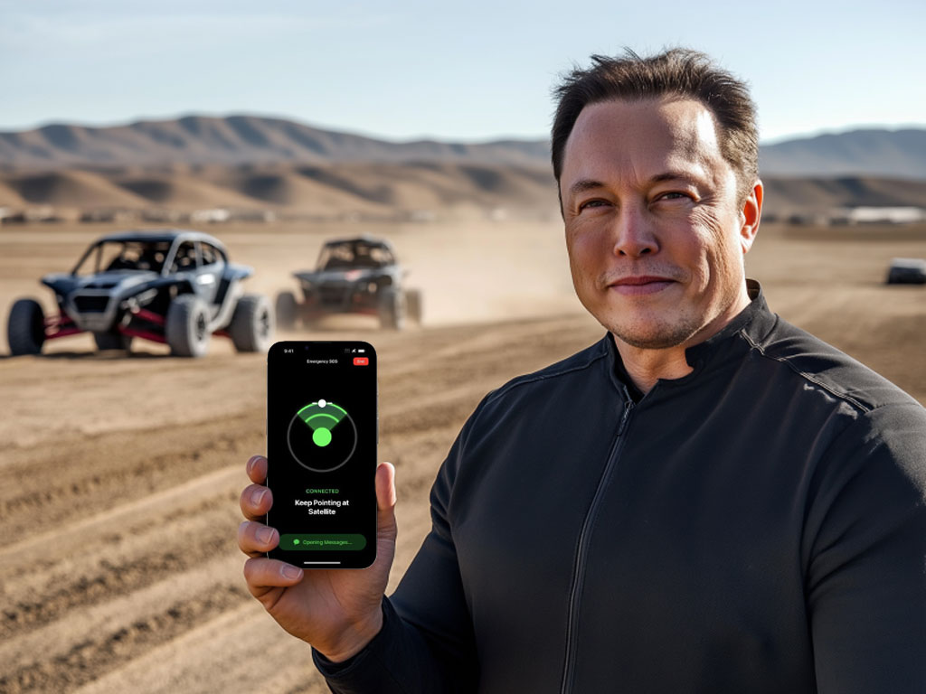 Elon Musk Starlink integration for iPhone T-Mobile