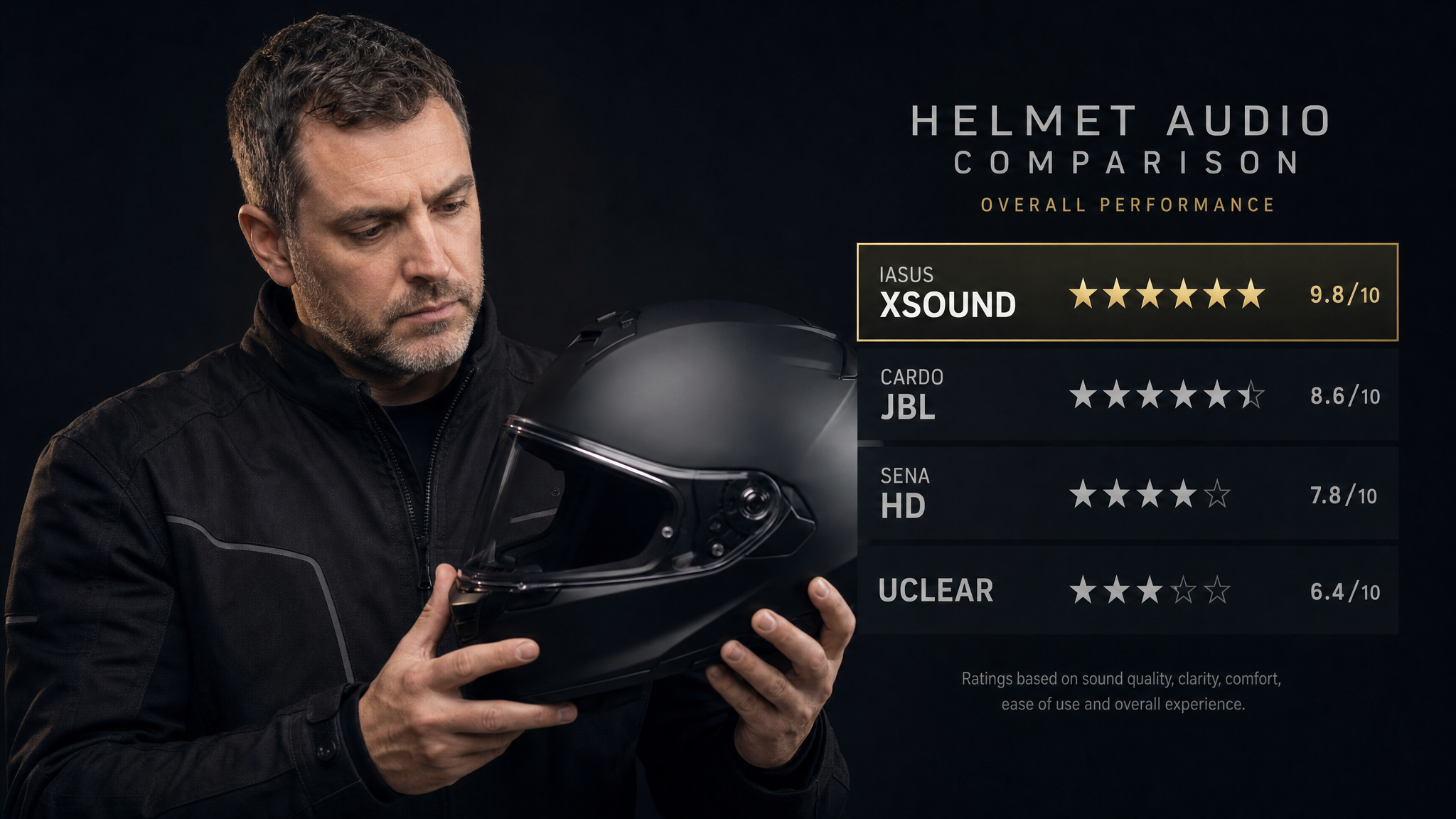 IASUS helmet speakers comparison featured image